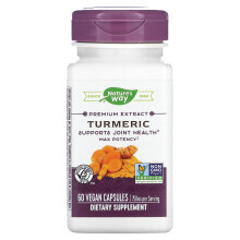 Nature's Way, Premium Ekstrakt, Turmeric, 750 mg, 60 Vegan Kapsler