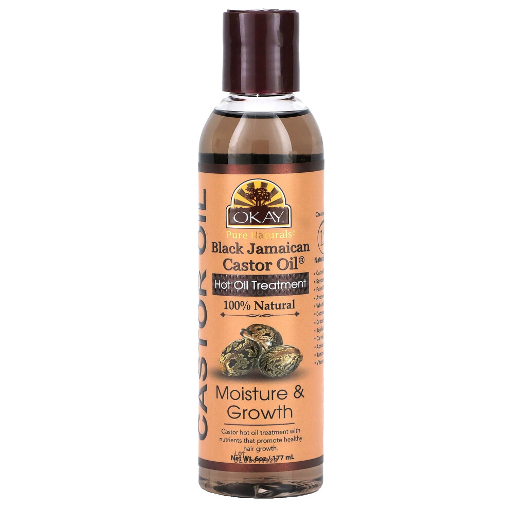 Zdjęcia - Szampon Okay Pure Naturals, Czarne Olejek Jamaikanski, Gorąca Masa do Traktowania, 6 oz (177 ml)