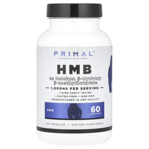 PrePrimal, HMB, 120 Καψούλες (500 mg ανά Καψούλη)