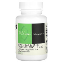 Δαβίντσι Laboratorios της Βερμόντ, φυσικό 混合 Tocopherol E-400, 60 Μυτερά