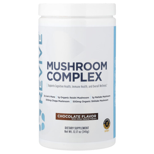 Revive, Complex de ciuperci, Ciocolată, 12.17 oz (345 g)