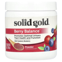 Solid Guld, Bær Balance Powder, For Hunde & Katte, 3,5 oz (100 g)