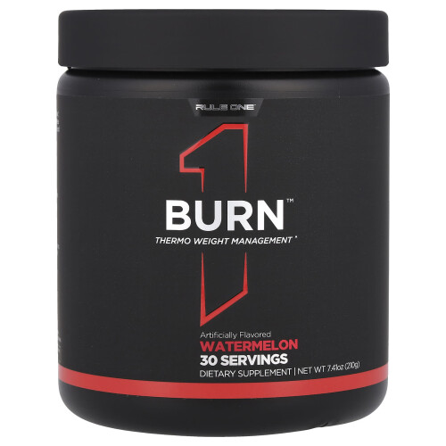Rule One Proteins, Burn, Θερμομεταβολική Βάρος Διαχείριση, Watermelon, 7,41 oz (210 g)