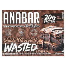The Anabar, The Protein-Packed Candy Bar, Triple Chocolate Wasted, 12 Barer, 2.39 oz (68 g) Varje