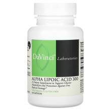 DaVinci Laboratories of Vermont, Alpha Lipoic Syre 300, 60 Kapsler