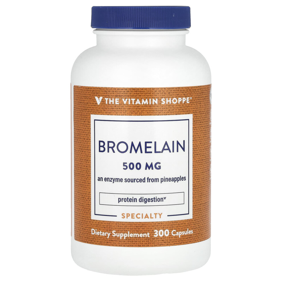 The Vitamin Shoppe , Bromelain, 500 Mg, 300 Capsules