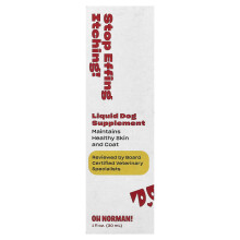 Oh Norman, Stop Itching! Flüssiges Hundesupplement, 1 fl oz (30 ml)