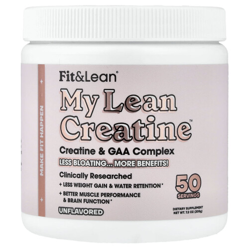Fit & Lean, My Lean Creatine, Ασυνέπεια, 7,2 oz (205 g)