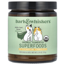 Dr. Mercola, Bark & Whiskers, Bio-vergärte Super-Food, Für Hunde & Katzen, 2,75 oz (78 g)