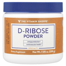 The Vitamin Shoppe, D-Ribos Puder, 7.05 oz (200 g)