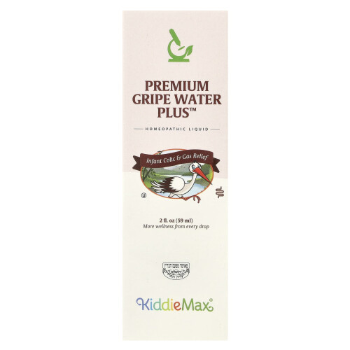 Maxi Health, KiddieMax, Premium Γρίπη Νερό Plus, 2 fl oz (59 ml)