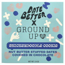 Date Better Snacks, Ground Up, Dates, Snickerdoodle Cookie, 2.4 oz