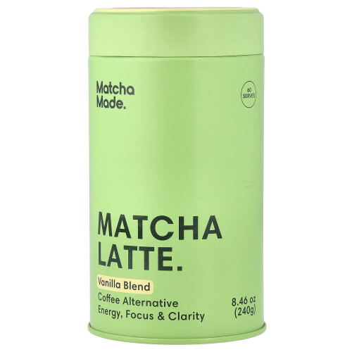 Morning Made, Matcha Latte, Vanilla Blend, 8,46 oz (240 g)
