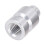 AD-E04 Adaptador para poste prisma 30mm 5/8in-11 RTK Plateado 11