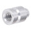 AD-E04 Adaptador para poste prisma 30mm 5/8in-11 RTK Plateado 13