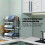 3-Tier White Dish Drainer Rack with Drip Tray 4
