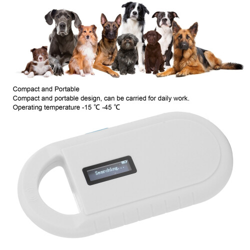 Lector de microchip para mascotas 134.2KHz ABS, 1000mAh, 13cm 2