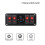 LED Digital Voltmeter 12-24V Circuit Control Car  Panel Dual USB Port Outlet Combination 7