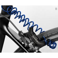 2pcs Helmet Lock Anti-Theft 4 Digit Password Road Bike Locks for Scooter Motorcycle Portable Cycling Bicycle Cable Lock