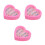 3Sets Spielringe Strass Verstellbar Herz Form Etui 5