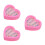 3Sets Spielringe Strass Verstellbar Herz Form Etui 6