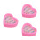 3Sets Spielringe Strass Verstellbar Herz Form Etui 10