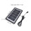 Panel solar IP68 de 26x15x2 cm, cable de 1-5 conectores, camping 2