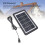 Panel solar IP68 de 26x15x2 cm, cable de 1-5 conectores, camping 11