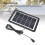 Panel solar IP68 de 26x15x2 cm, cable de 1-5 conectores, camping 7