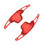 2PCS Car Steering Wheel Shift Paddle for GAC  Shadow Leopard Auto Accessories Rust-Proof Aluminium Alloy (Red) 2