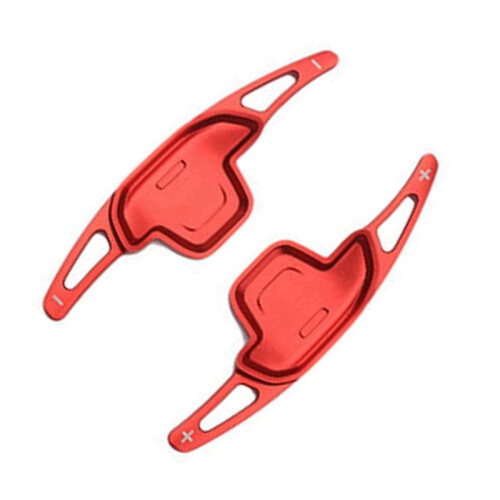 2PCS Car Steering Wheel Shift Paddle for GAC  Shadow Leopard Auto Accessories Rust-Proof Aluminium Alloy (Red) 1