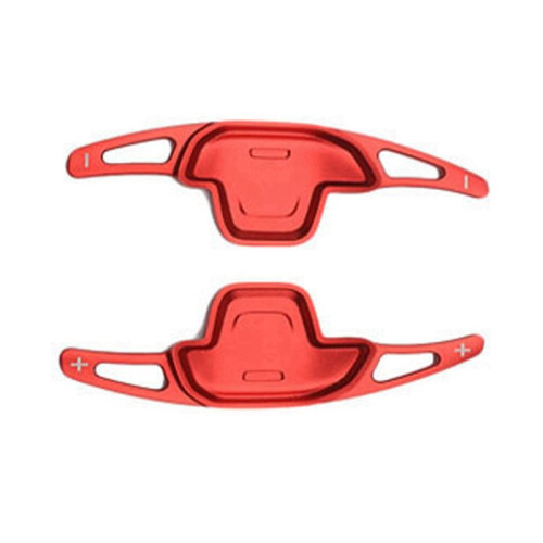2PCS Car Steering Wheel Shift Paddle for GAC  Shadow Leopard Auto Accessories Rust-Proof Aluminium Alloy (Red) 2