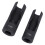 2 pezzi set di bussole cromate da 1/2" con 17mm+21mm 12