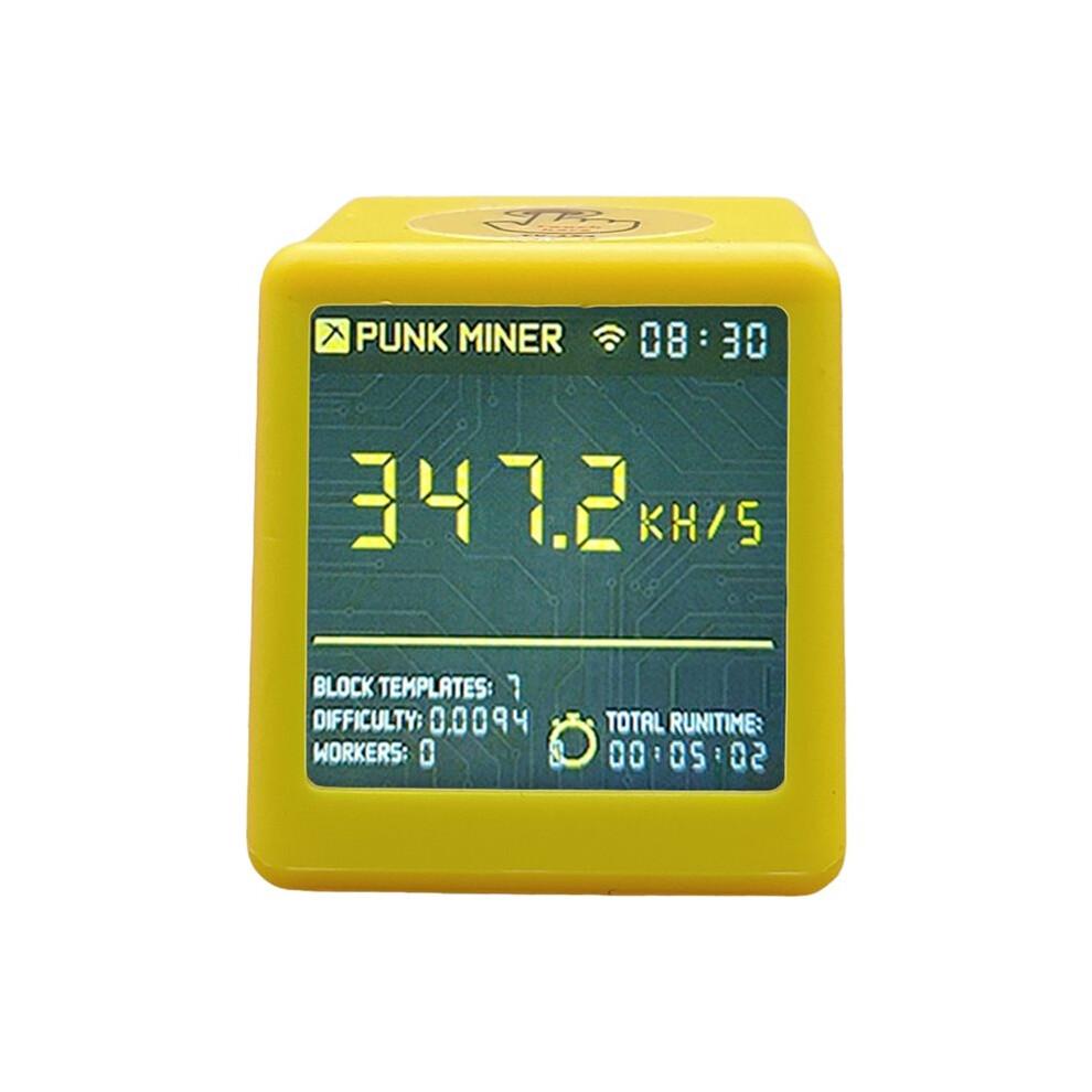 Photos - Speakers Nerdminers NM TV 350 KH/S Hashrate ESP32 BTC SOLO Lotterys Miner Desktop Clock Low Power Silent B