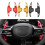 2PCS Car Steering Wheel Shift Paddle for GAC  Shadow Leopard Auto Accessories Rust-Proof Aluminium Alloy (Black) 5