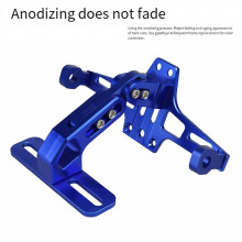 Universal Motorcycle Rear License Plate Mount Holder Aluminum Alloy Bracket Motorcycle Modification Part Accessory