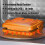 Microwave Sandwich Maker, Dishwasher Safe, No Electricity Needed, Fast and Safe Toasting (Orange) 3
