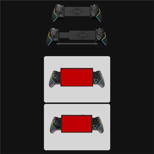 2PCS Game Controller for Switch2/ Hall Effect Joystick 6-Axis Motion Sensing Portable Gamepad 2