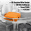 Microwave Sandwich Maker, Dishwasher Safe, No Electricity Needed, Fast and Safe Toasting (Orange) 6