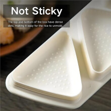 6 in 1 Rice Mold Set, Triangle Sushi & Rice Mold,6 At Once CavityPress for Rice Balls,for Picnic and Daily B