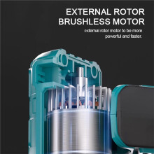 Electric Brushless Motor Outrunner Hawk Saw Circular Saw Metal/Tile/Wood Cutting Power Tools for 21V Battery Pin