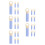 25Pcs Easy-Install Sky-Blue Mop Handle Replacement Plastic Grips 6