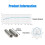 Shockproof Clip Mic Clips Adjustable Mic Holders with Adapters ,Wireless Mic Clamp Mic Stands for C02 8