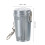2Pcs Metal Portable Pocket Ashtray Windproof Compact Ash Holder Silver 2