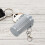 2Pcs Metal Portable Pocket Ashtray Windproof Compact Ash Holder Silver 4