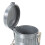 2Pcs Metal Portable Pocket Ashtray Windproof Compact Ash Holder Silver 7