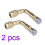 4Stk Luftventil 90 Messing Verlängerung Adapter Gold Auto 4