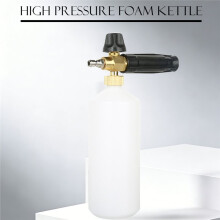 Car Wash Foam Pot Foam Cannon Bottle Snow Foam Cannon 1/4 Inch Quick Connector for Adjustable Snow Foam Car Wash Tool