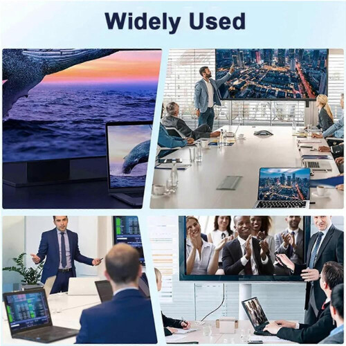 2X 5G 30M Wireless HDMI-Compatible Extender Cable Audio Video Transmitter&Receiver Display Adapter for Camera PC(White) 2