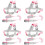 4Stk Sicherheitsleine Pink Mit Robustem Sicherheitsgeschirr 7